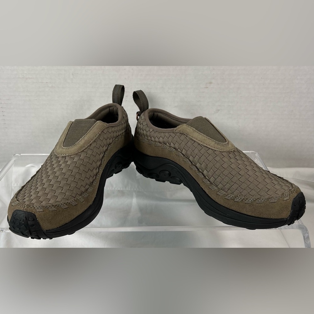 Merrill Jungle Moc Evo Woven, Brindle, Women’s 9.5, NWOT